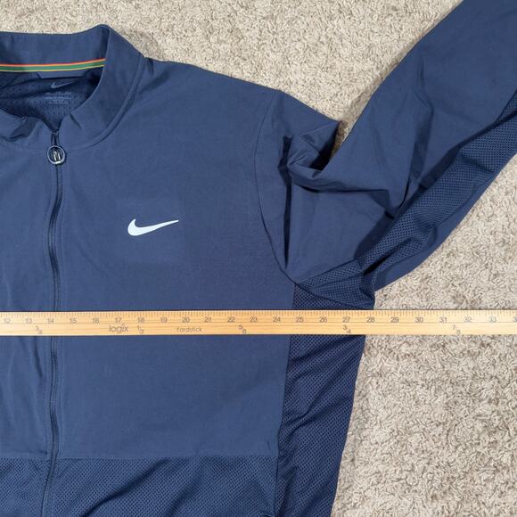 Men's Size 2XL Nike Court Advantage Blue Tennis Jacket DV7387 - Picture 4 of 9